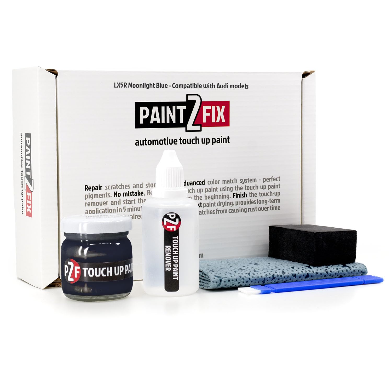 Amazon.com: LX5R Moonlight Blue Touch Up Paint Kit for Audi 0.84